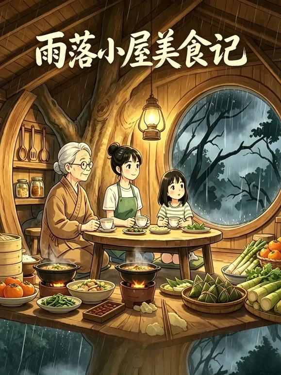 雨落小屋美食记动漫海报