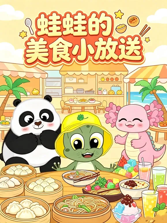 蛙蛙的美食小放送动漫海报