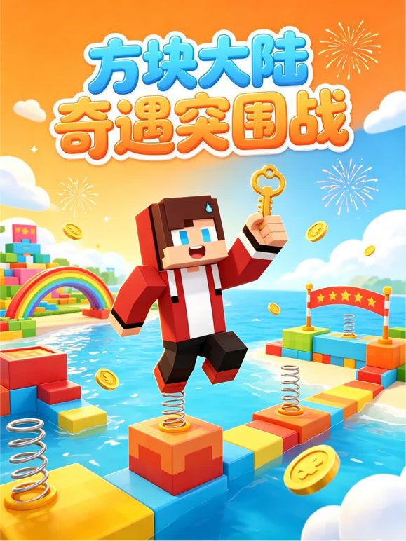 方块大陆奇遇突围战