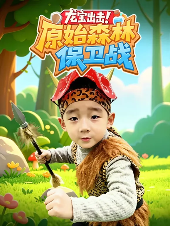 龙宝出击原始森林保卫战动漫海报
