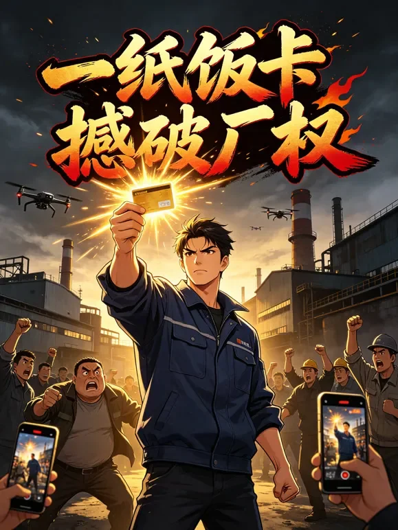 一纸饭卡撼破厂权动漫海报