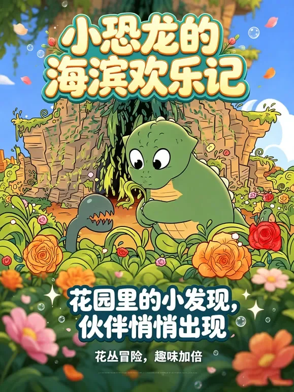 小恐龙的海滨欢乐记动漫海报