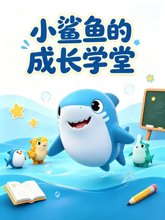小鲨鱼的成长学堂动漫海报