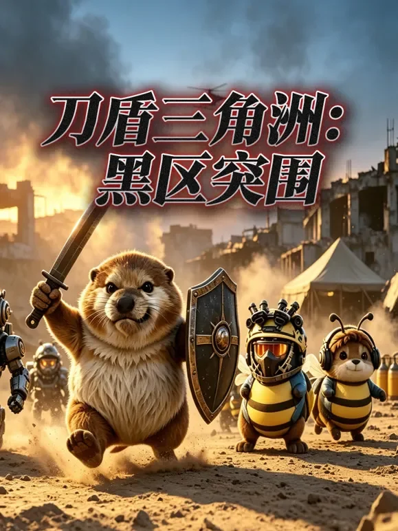 刀盾三角洲：黑区突围动漫海报