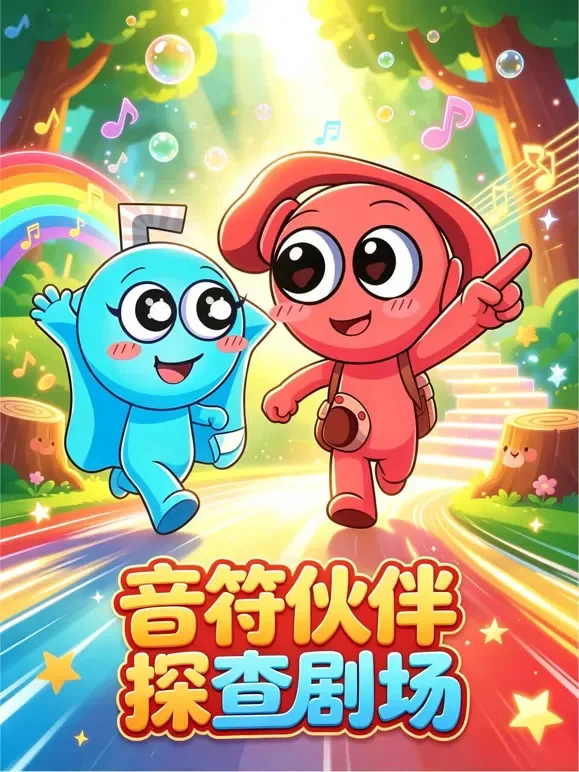 音符伙伴探查剧场动漫海报