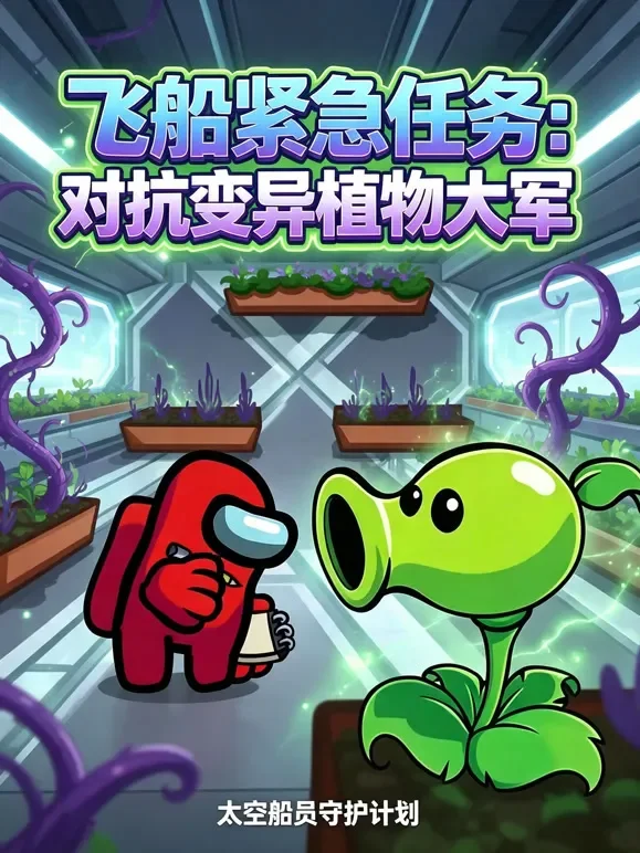 飞船紧急任务：对抗变异植物大军动漫海报