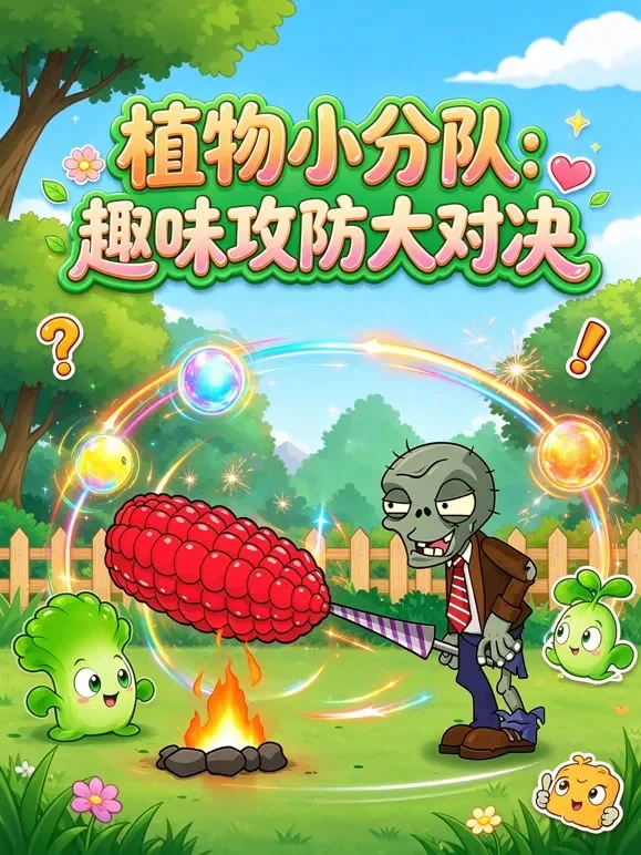 植物小分队：趣味攻防大对决动漫海报