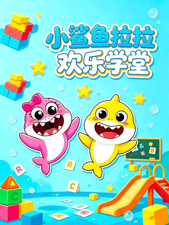小鲨鱼拉拉欢乐学堂动漫海报