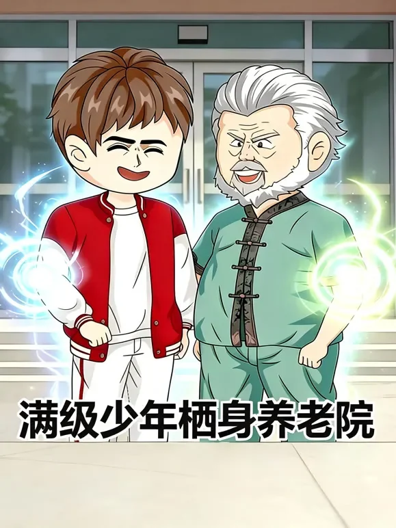 满级少年栖身养老院动漫海报