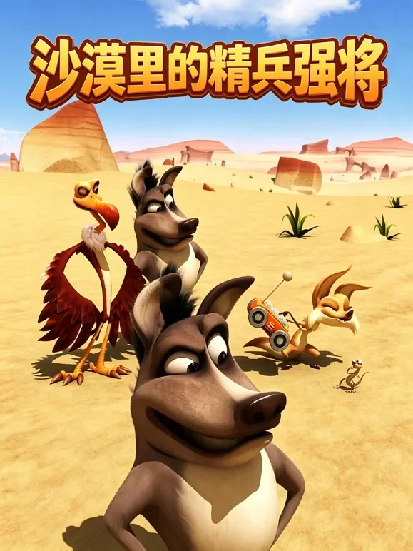 沙漠里的精兵强将动漫海报