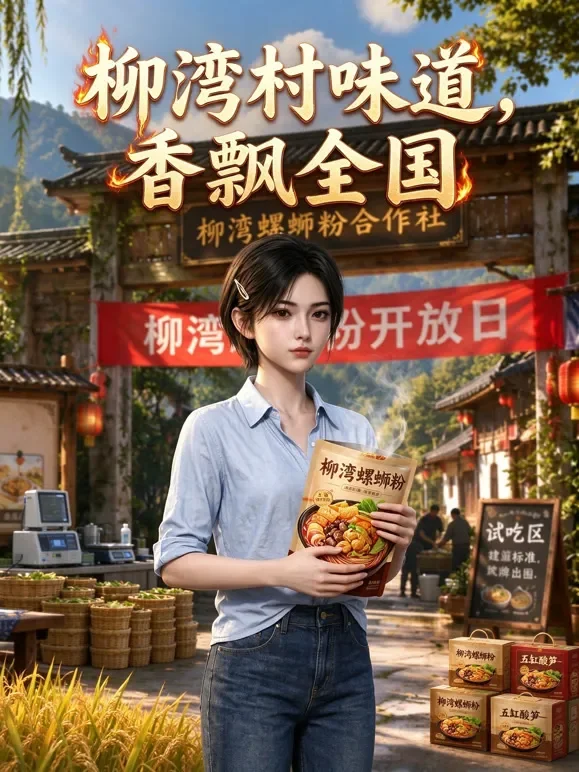 柳湾村味道，香飘全国动漫海报