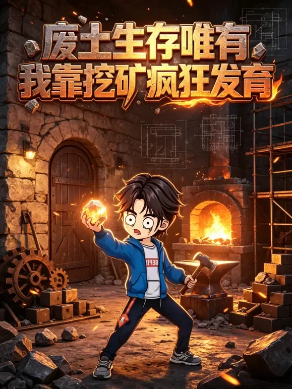 废土生存唯有我靠挖矿疯狂发育动漫海报