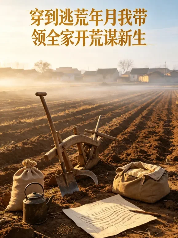 穿到逃荒年月我带领全家开荒谋新生动漫海报