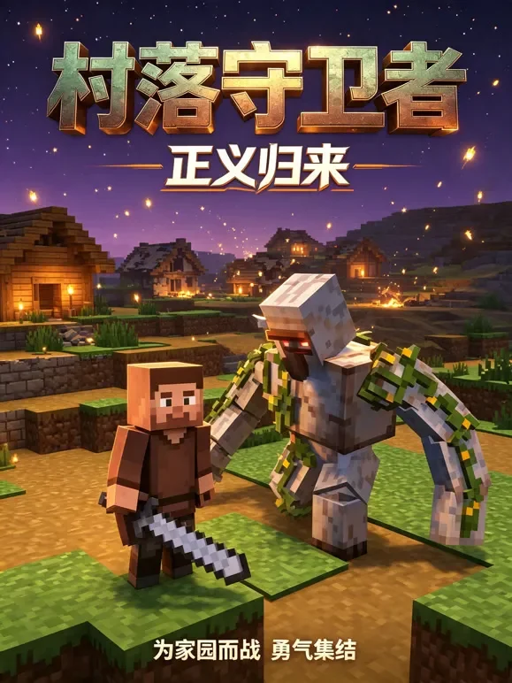 村落守卫者：正义归来动漫海报