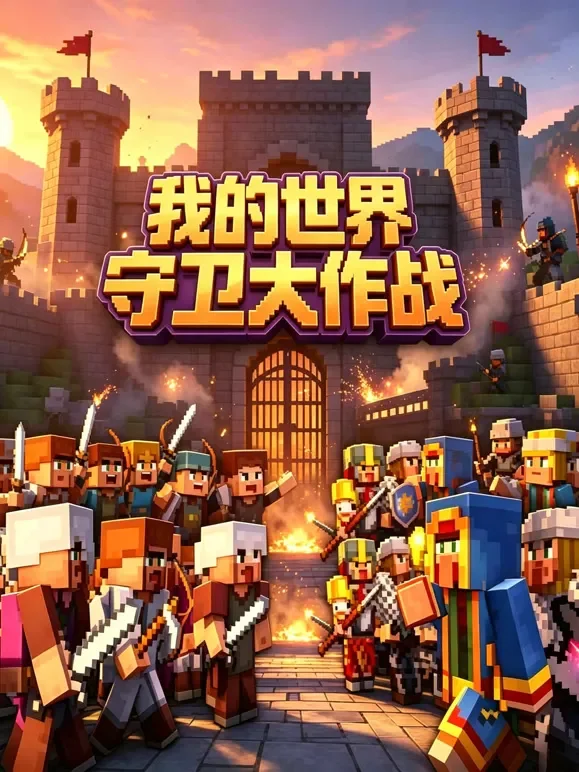 我的世界守卫大作战动漫海报