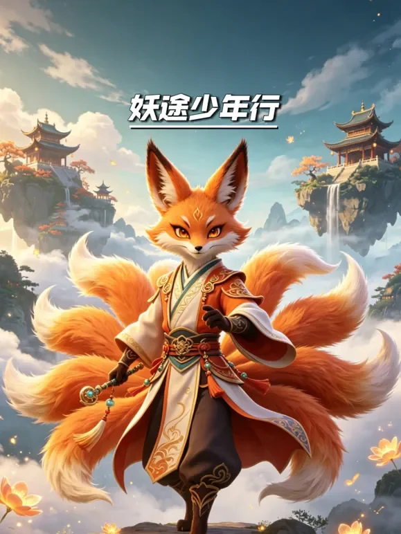 妖途少年行动漫海报