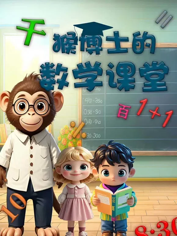 猴博士的数学课堂动漫海报