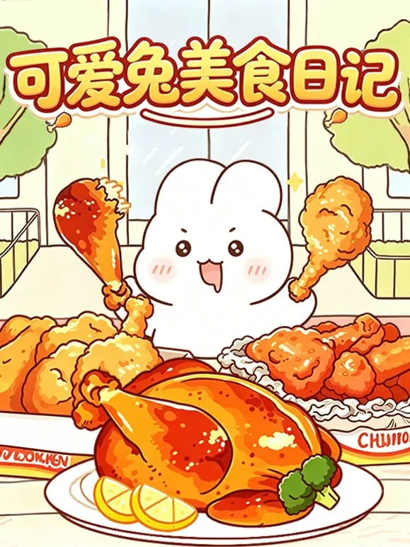 可爱兔美食日记动漫海报