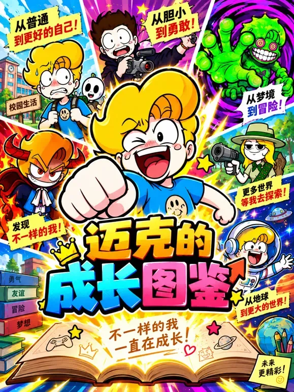 迈克的成长图鉴动漫海报