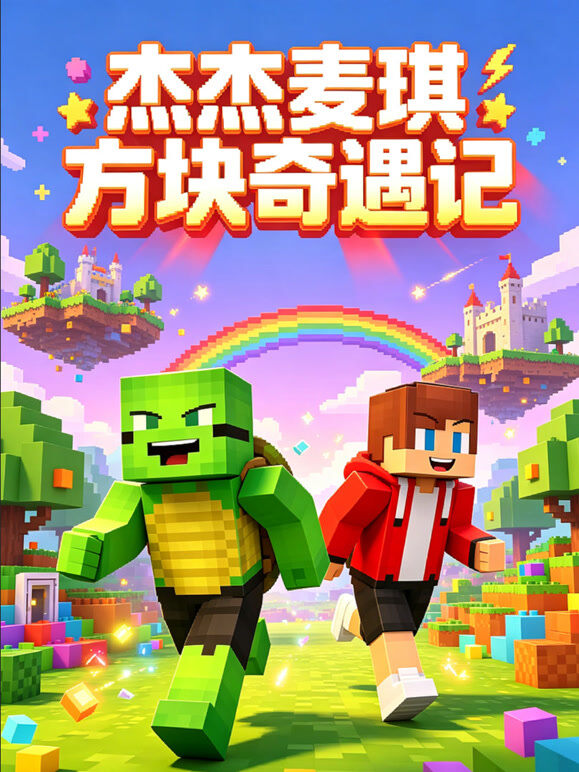 杰杰麦琪方块奇遇记