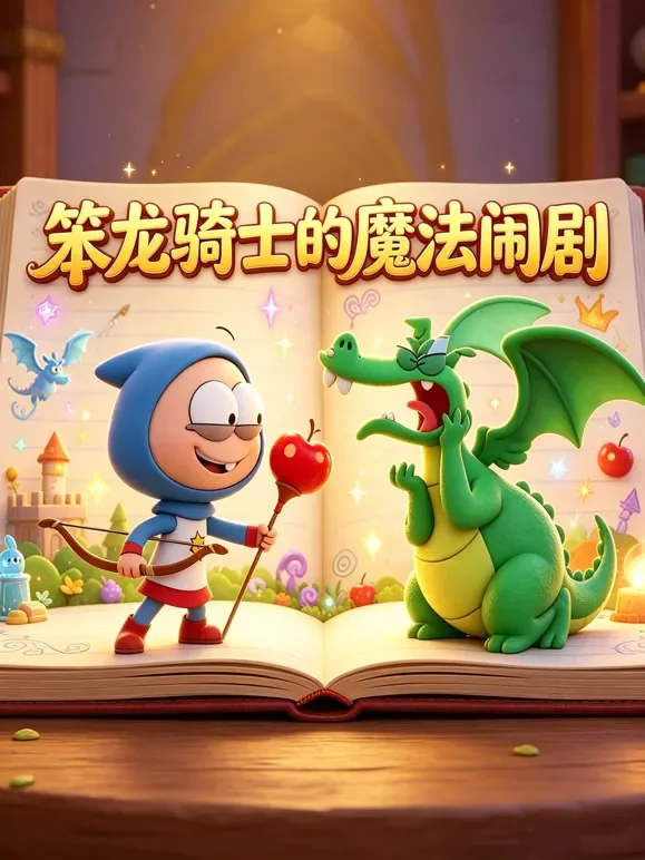 笨龙骑士的魔法闹剧动漫海报