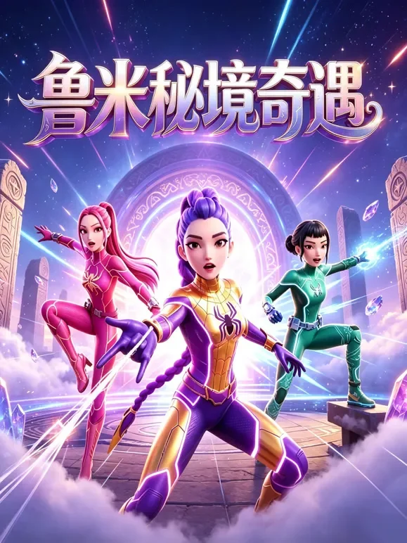 鲁米秘境奇遇动漫海报