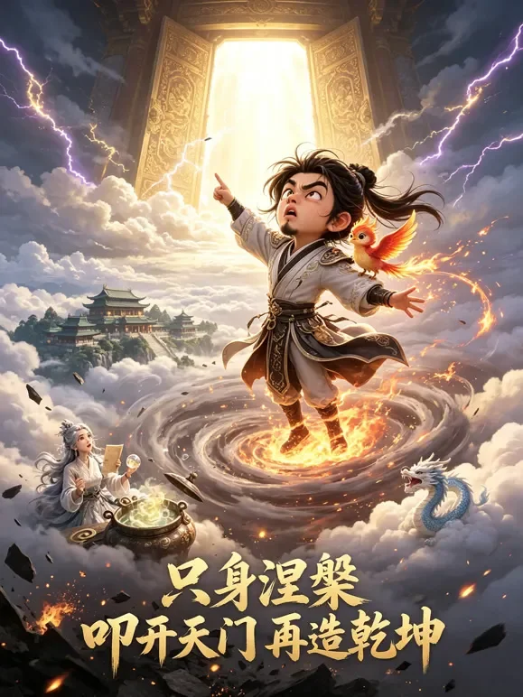 只身涅槃，叩开天门再造乾坤动漫海报