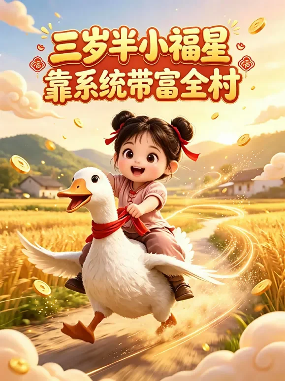 三岁半小福星，靠系统带富全村动漫海报