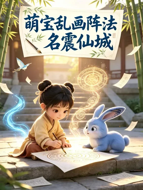 萌宝乱画阵法名震仙城动漫海报