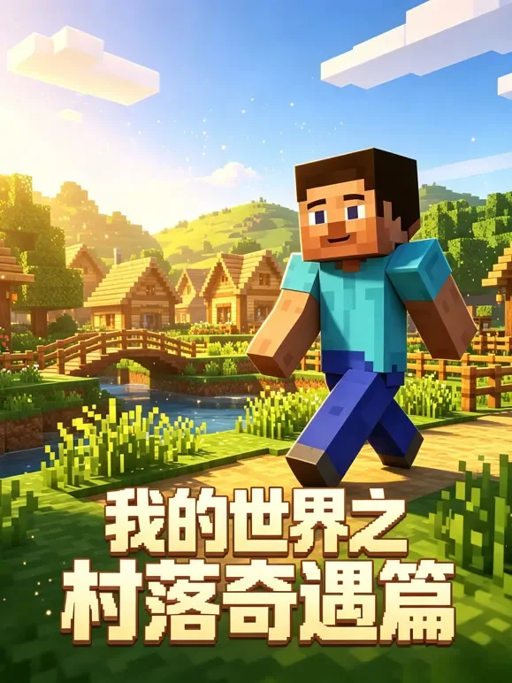 我的世界之村落奇遇篇动漫海报