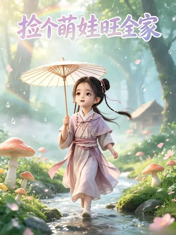 捡个萌娃旺全家动漫海报