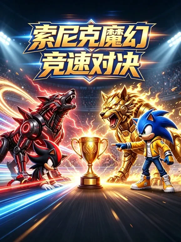 索尼克魔幻竞速对决动漫海报
