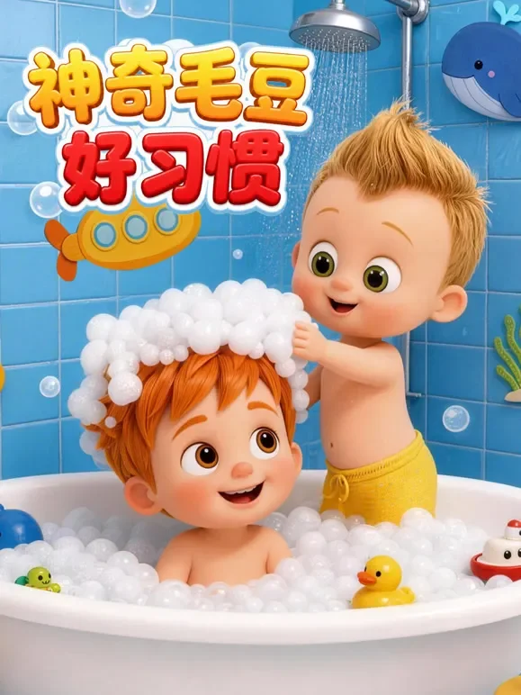 神奇毛豆好习惯动漫海报