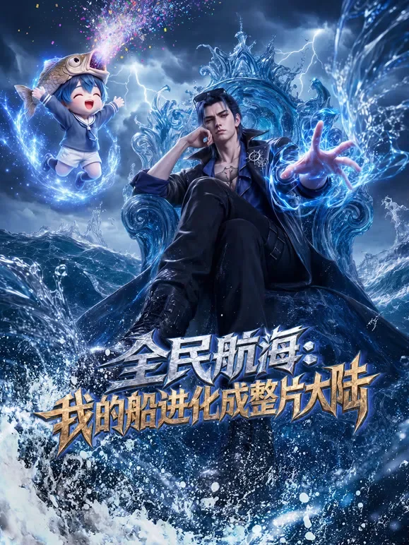 全民航海：我的船进化成整片大陆动漫海报