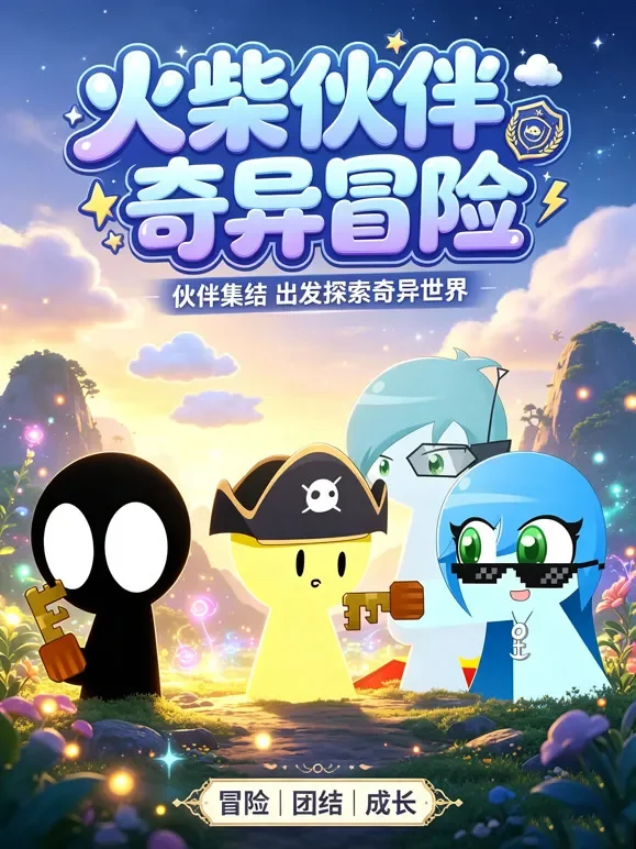 火柴伙伴奇异冒险动漫海报