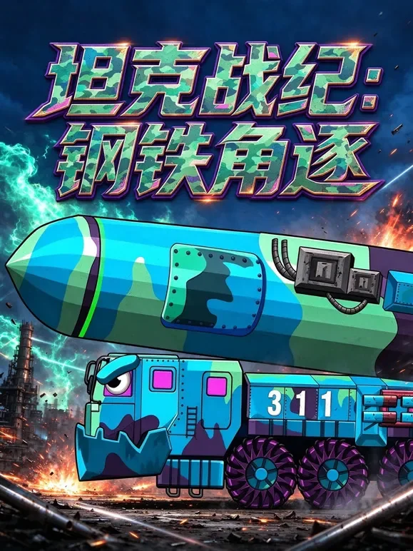 坦克战纪：钢铁角逐动漫海报