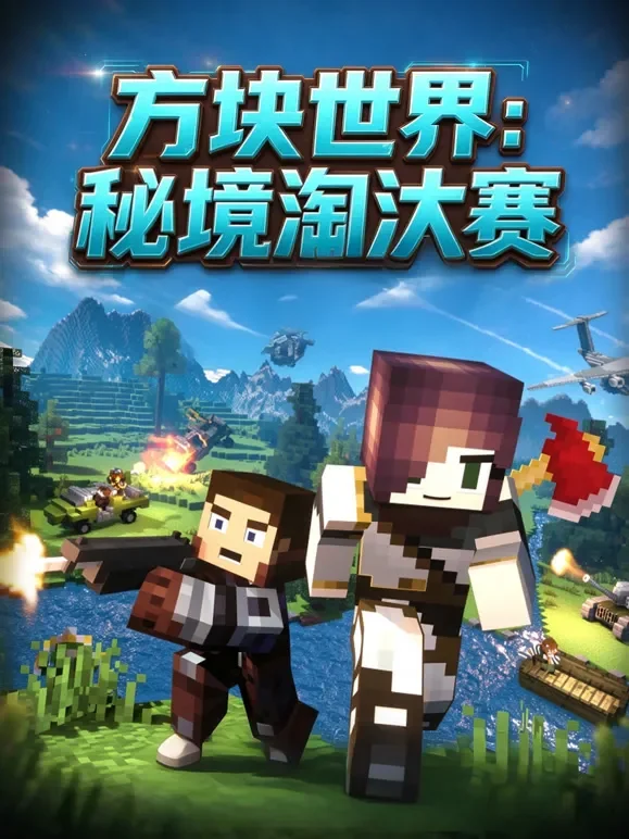 方块世界：秘境淘汰赛动漫海报