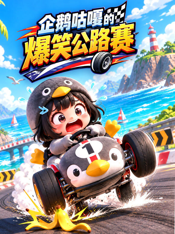 企鹅咕嘎的爆笑公路赛