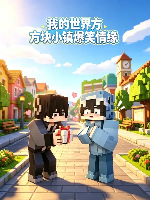 我的世界方块小镇爆笑情缘动漫海报