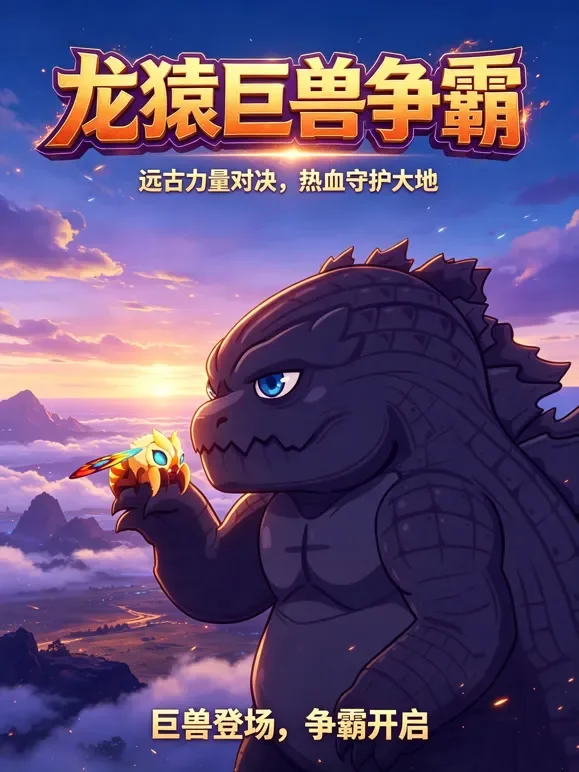 龙猿巨兽争霸动漫海报