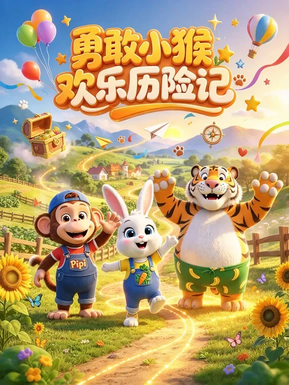 勇敢小猴欢乐历险记动漫海报