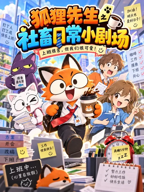 狐狸先生之社畜日常小剧场动漫海报