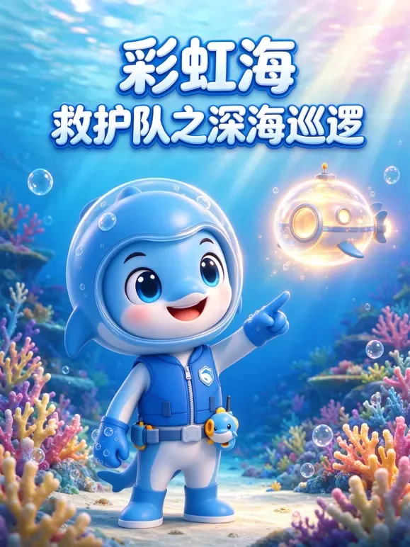 彩虹海救护队之深海巡逻动漫海报