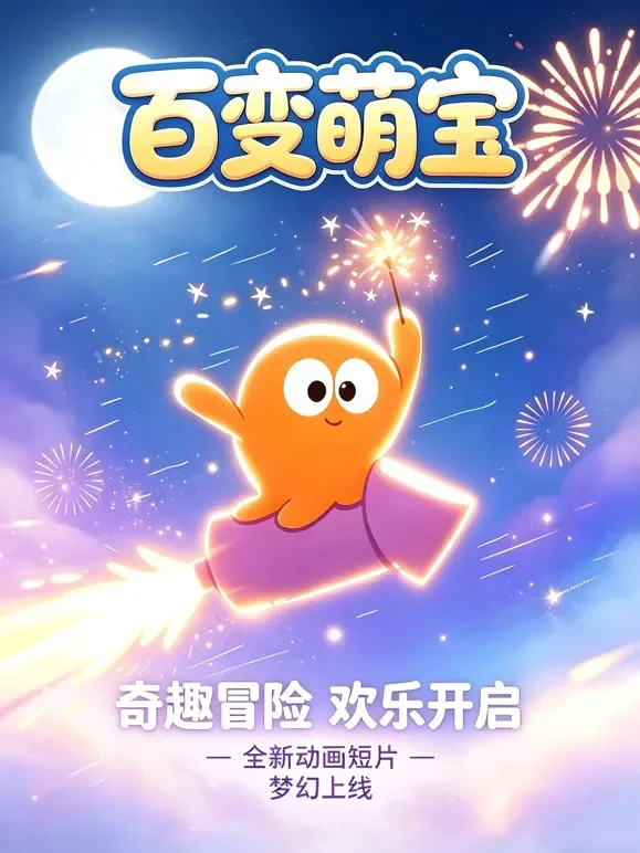 百变萌宝动漫海报