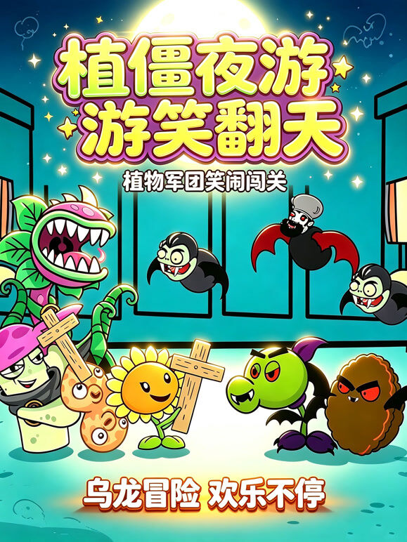 植僵夜游笑翻天