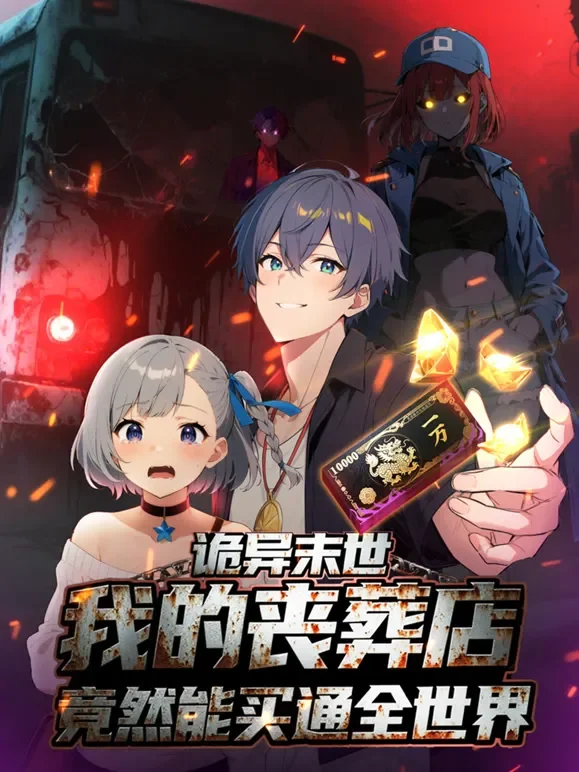诡异末世：我的丧葬店竟然能买通全世界 动态漫画动漫海报