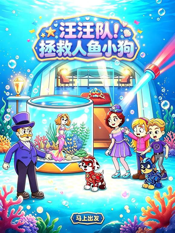 汪汪队！拯救人鱼小狗