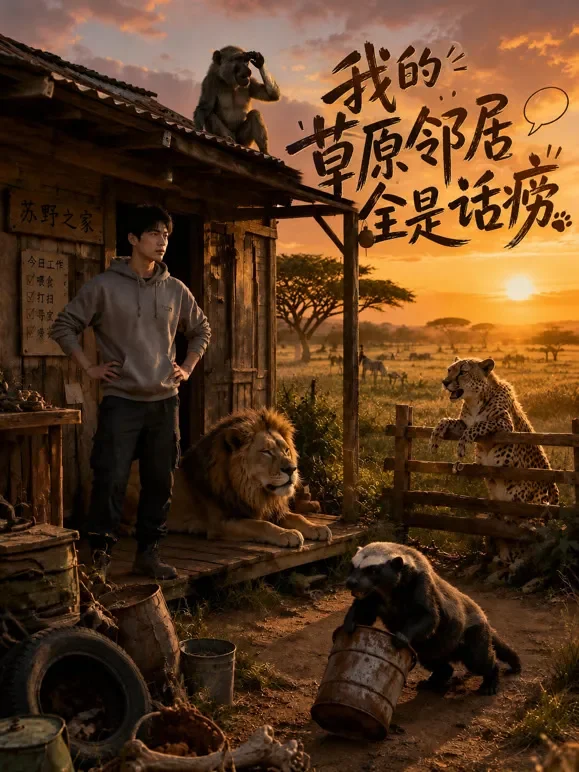 我的草原邻居全是话痨动漫海报