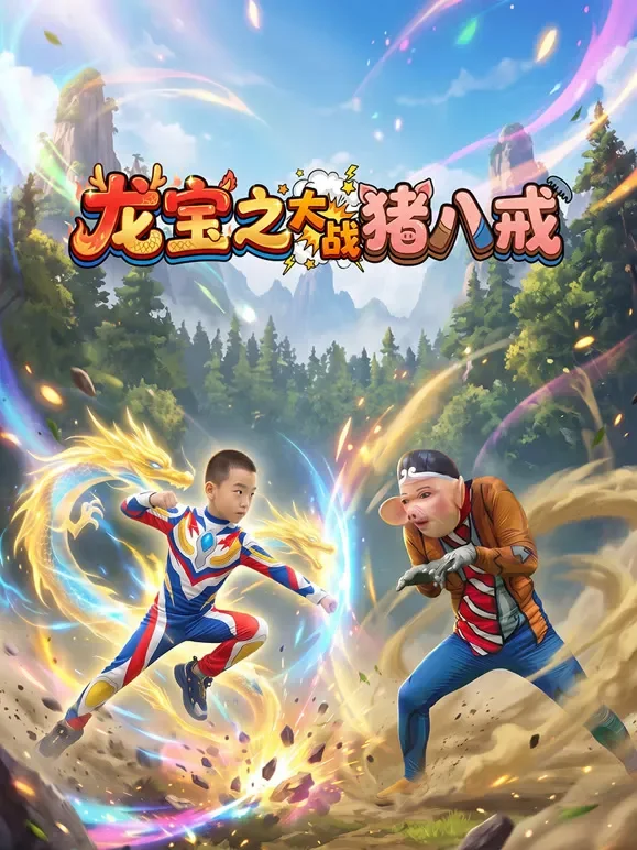 龙宝之大战猪八戒动漫海报