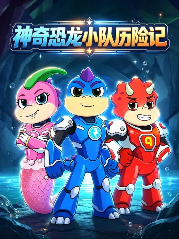 神奇恐龙小队历险记动漫海报